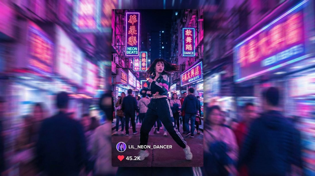 9191短视频教程：城市霓虹舞蹈视频演示全教程